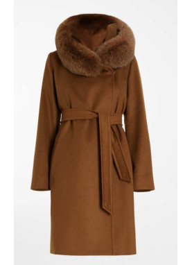 Max Mara wełniany płaszcz z...