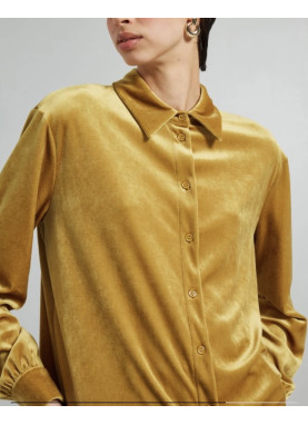 Max Mara welurowa koszula